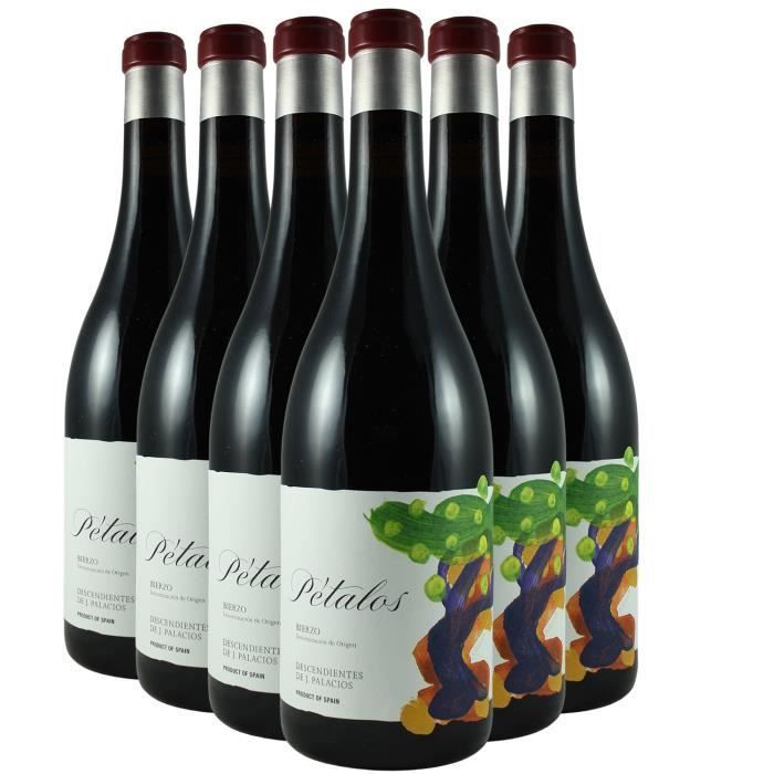 Bierzo Petalos Mencía - Tinto 2021 - Descendientes de Jose Palacios - Vino Tinto de España (6x75cl)