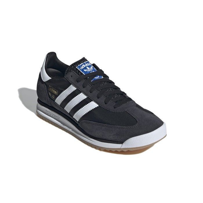 Sneaker - adidas - SL 72 - Leder - Schnürsenkel - Schwarz