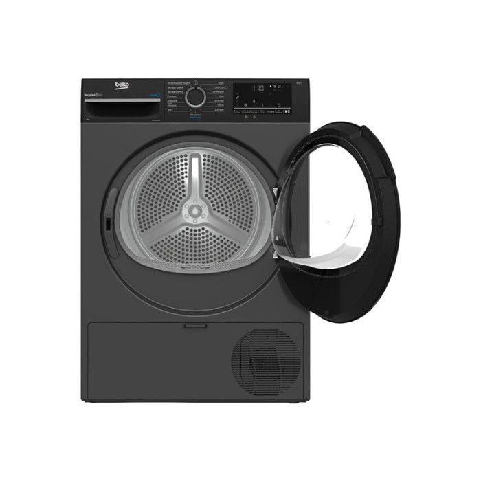 Sèche-linge - BEKO - D34H28393A - 8 kg - Pompe à chaleur - Noir