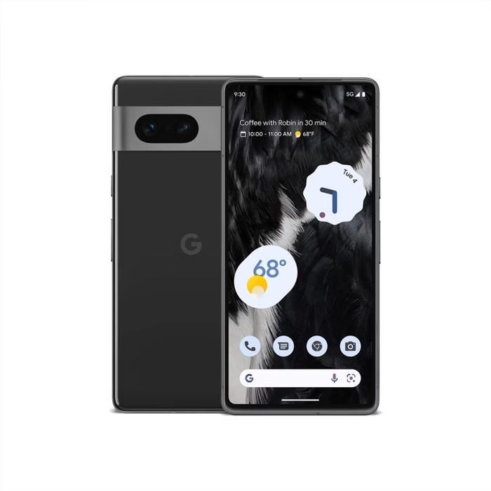 Smartphone - GOOGLE Pixel 7 - 256 GB - Negro - Versión europea