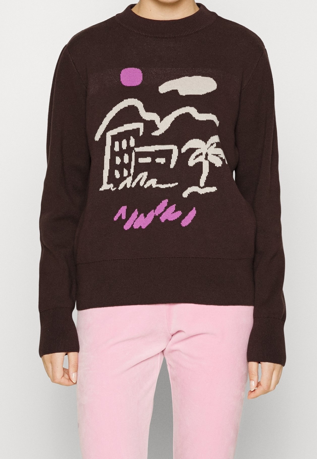 Monki trui - bruin