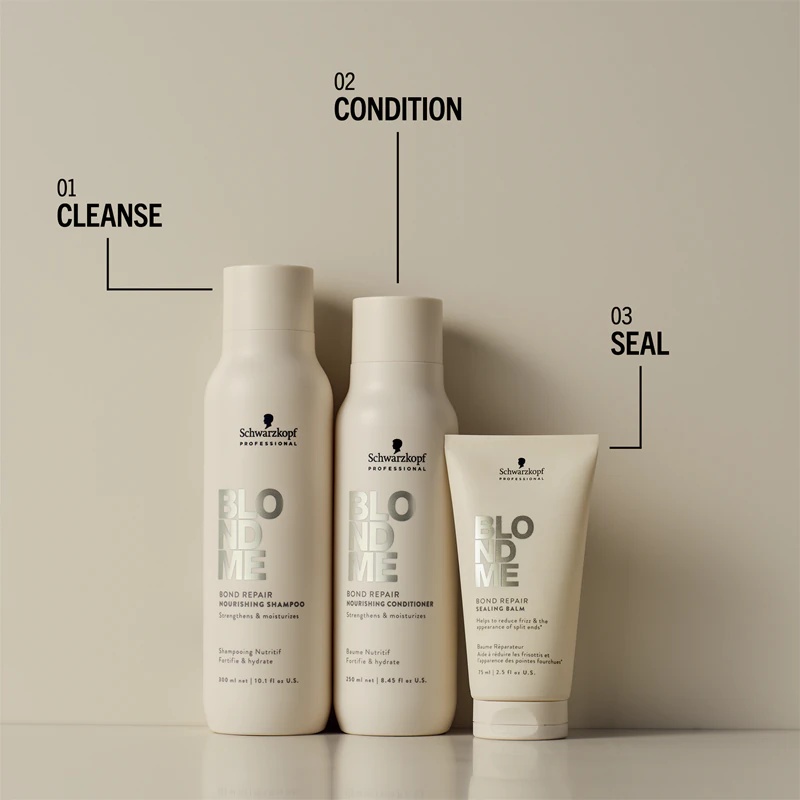 Schwarzkopf Professional Blondme Bond Repair Sealing Balm matu balzams pret spurošanos
