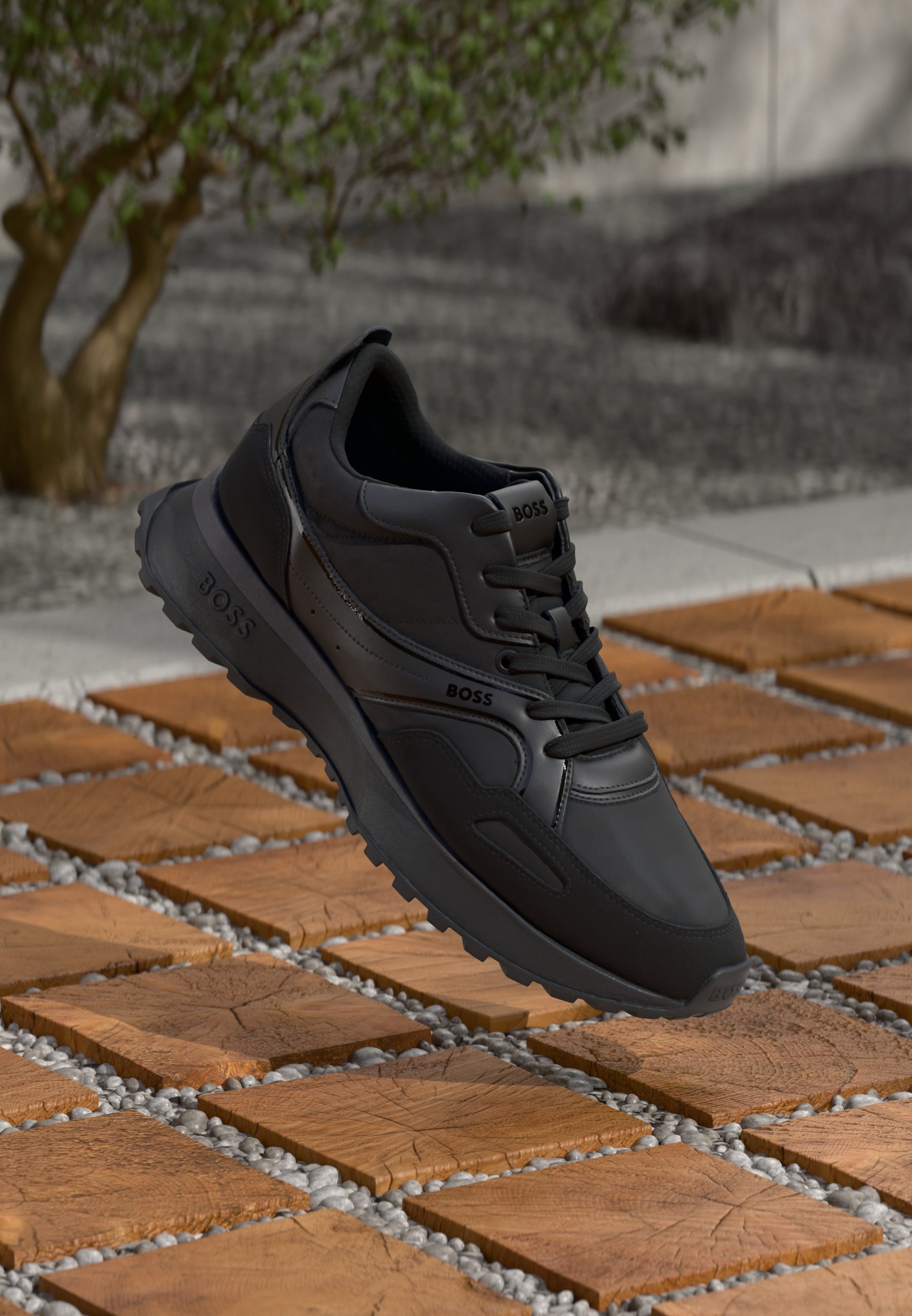 Baskets BOSS JONAH - noires