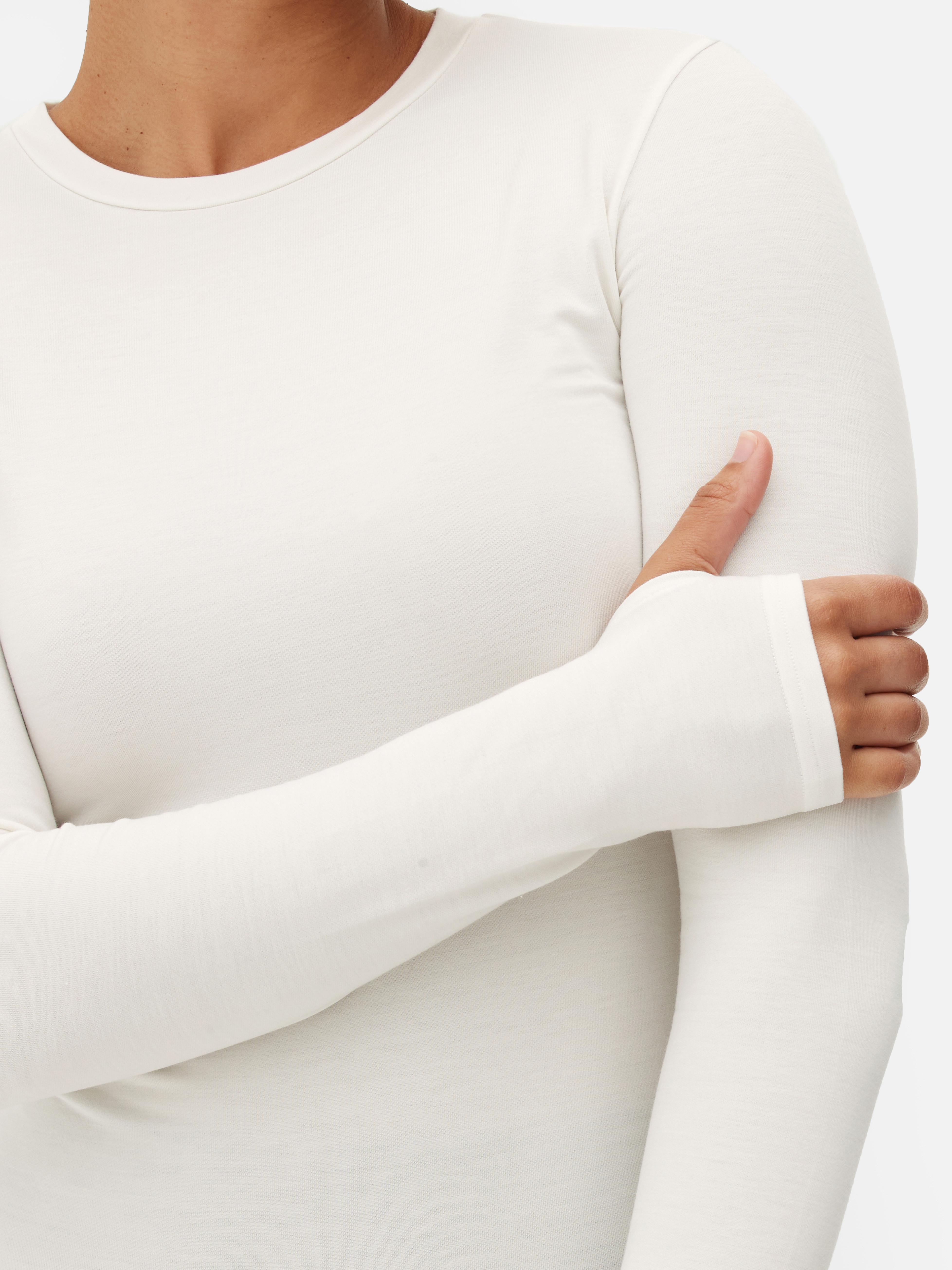 Langärmliges Thermoshirt Warmes, langärmliges Thermoshirt mit figurbetonter Passform