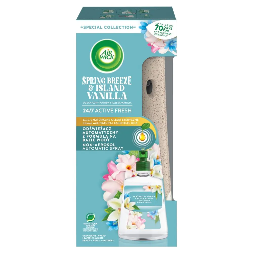 Air Wick Active fresh Oceaniczny Powiew i Rajska Wanilia