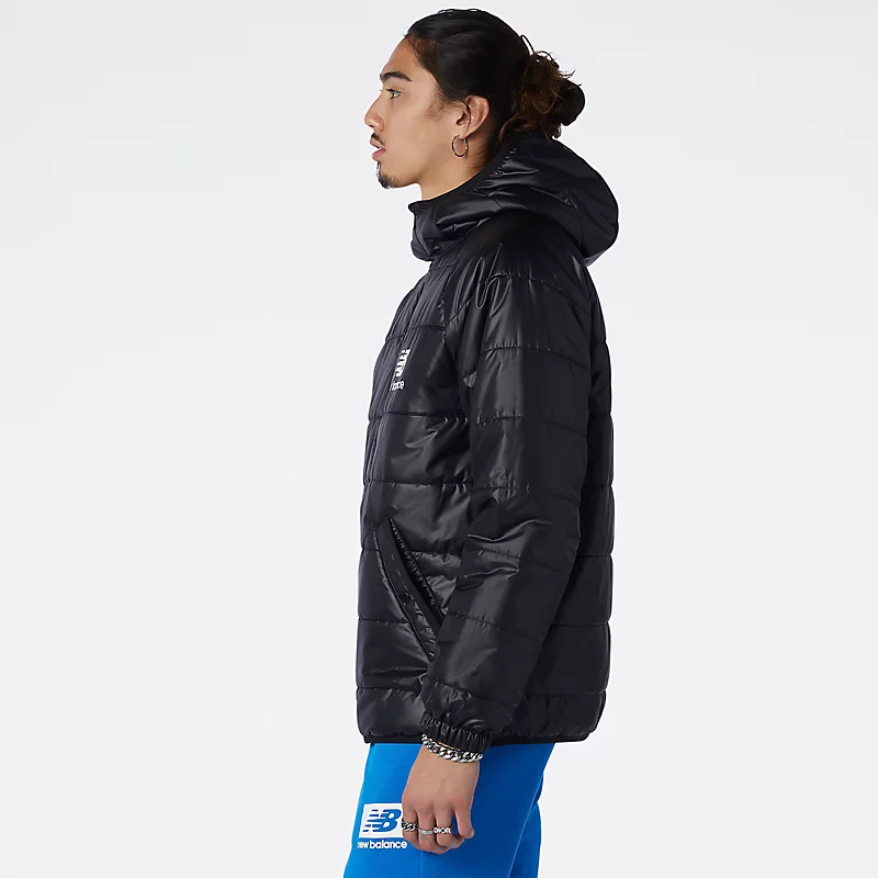 Homme Nb Athletics Winterized Insulated Short Puffer - CZARNY