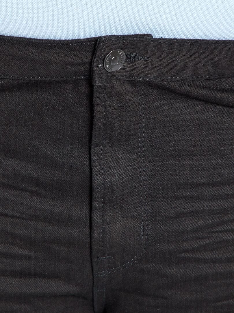 Pantalones vaqueros regulares - L32 - NEGRO