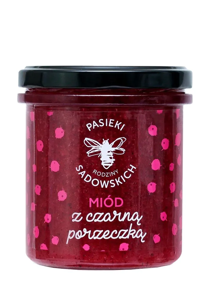 Pasieki Rodziny Sadowskich Miód z Czarną Porzeczką