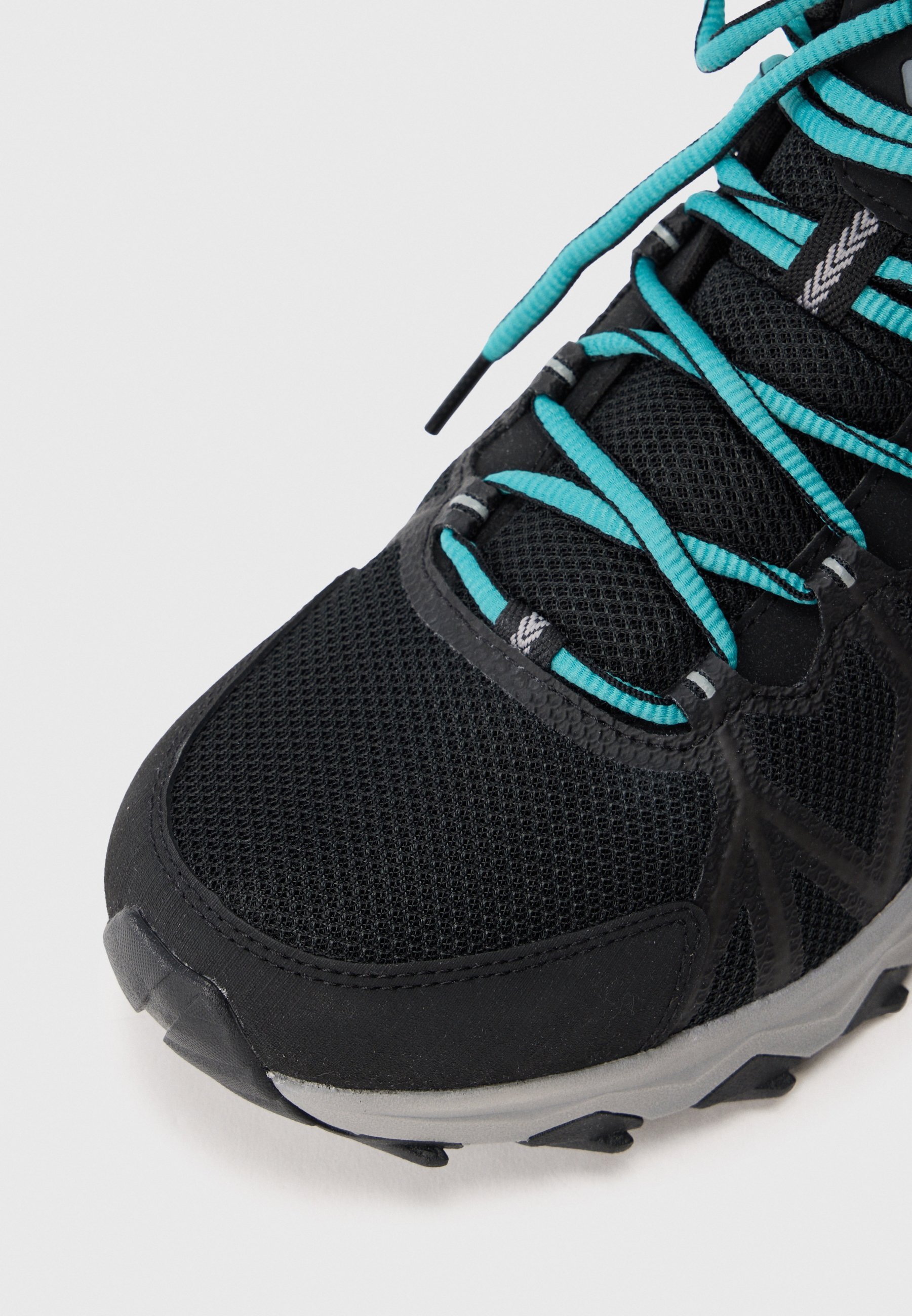 Columbia PEAKFREAK MID - Wandelschoenen - zwart/blauwgroen