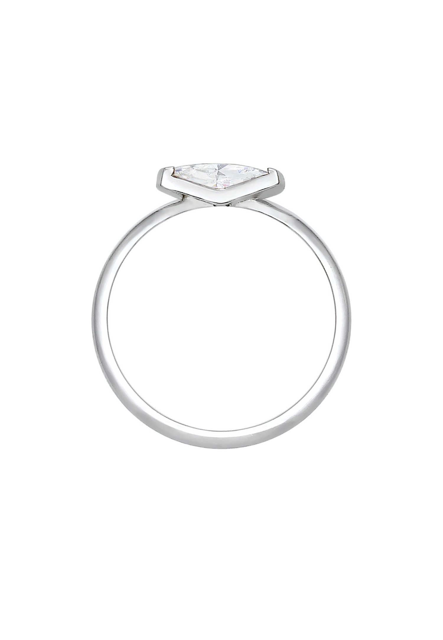 Elli Femmes Marquise avec cristaux en argent sterling 925