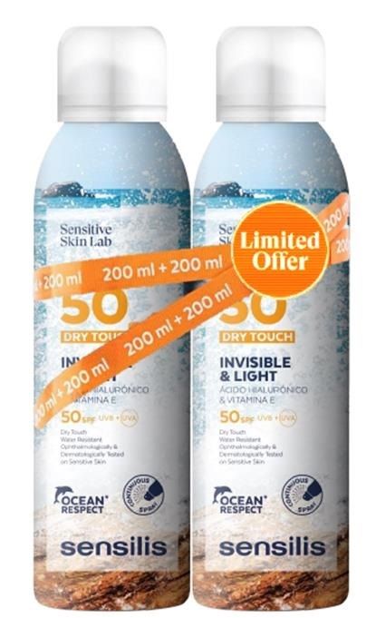 Duplo Dry Touch saules aizsargsprejs SPF 50 Aizsardzība pret sauli no aptiekas