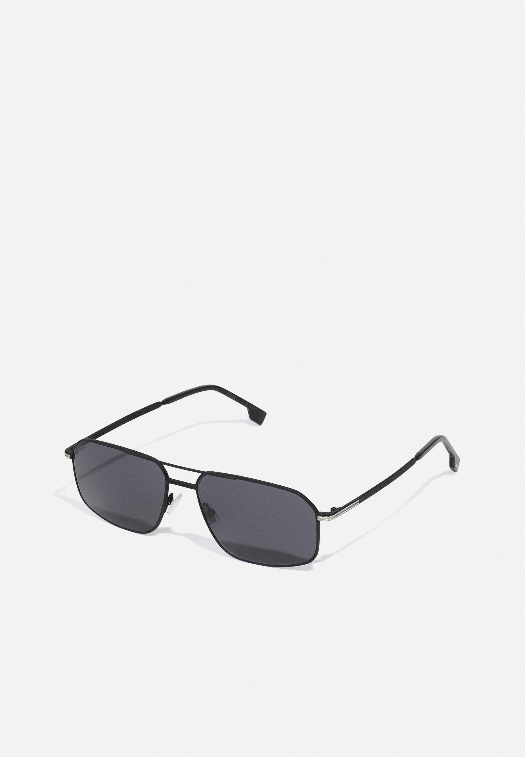 BOSS napszemüveg - matt fekete/ezüst színű