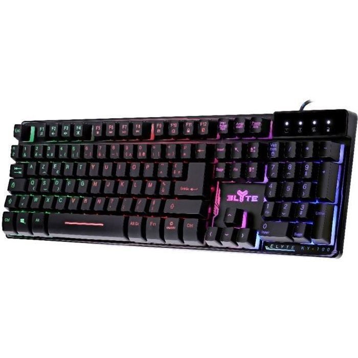 Gaming Keyboard - TNB - KY-100 - Rainbow Backlighting - Anti-Ghosting - Wired