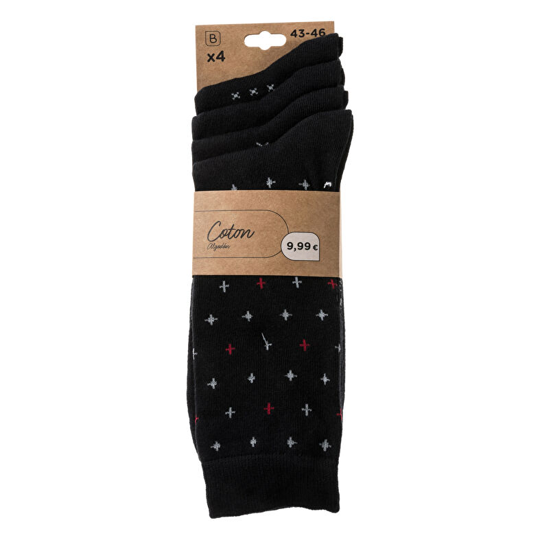 Calcetines y medias negras para hombre