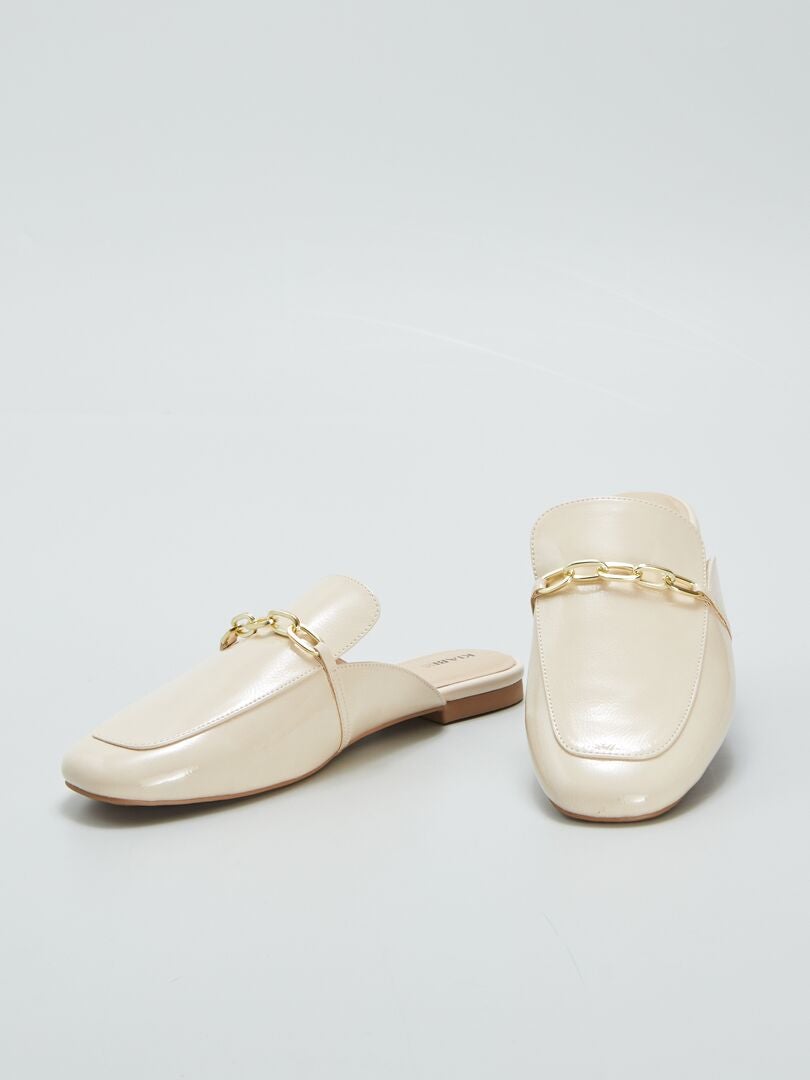 Mules Mocassim - BEGE