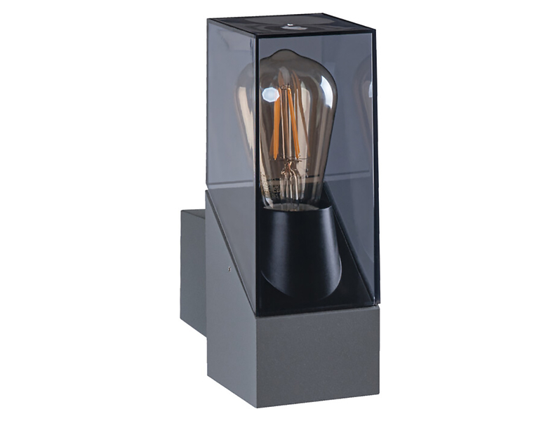 Kinkiet ogrodowy Laven 25 cm aluminiowy szary
