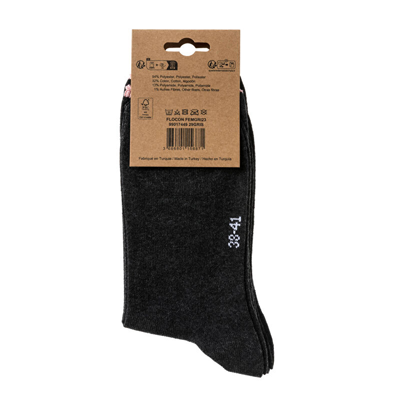 Chaussettes et collants Femme Gris