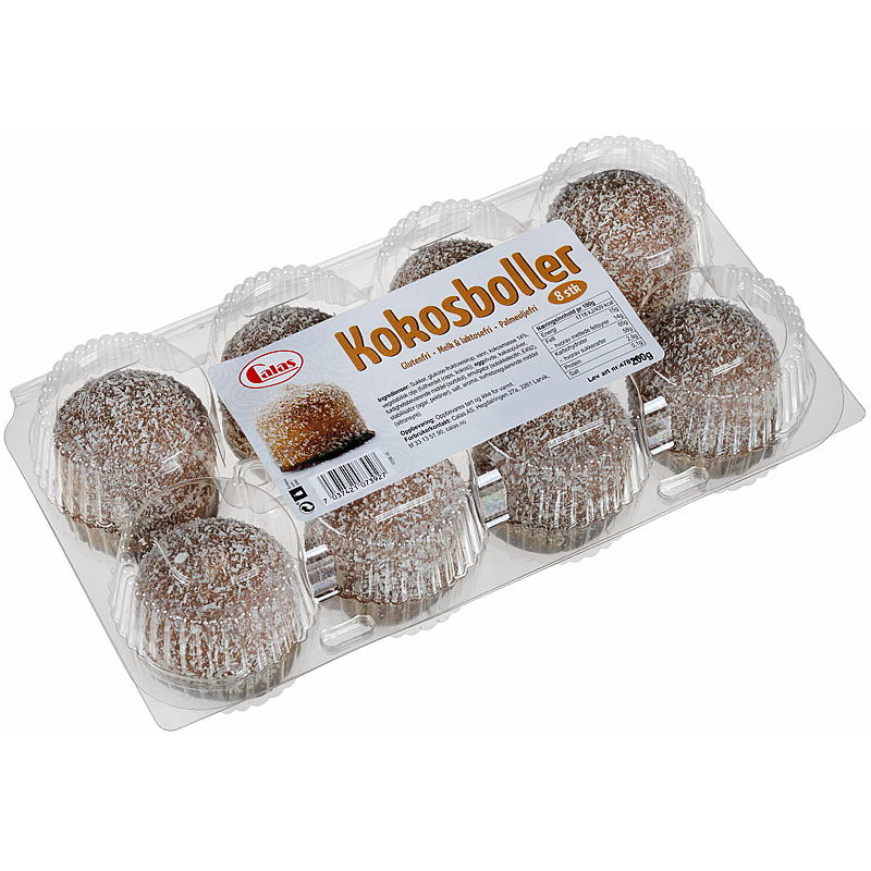 Kookospullat 8 kpl