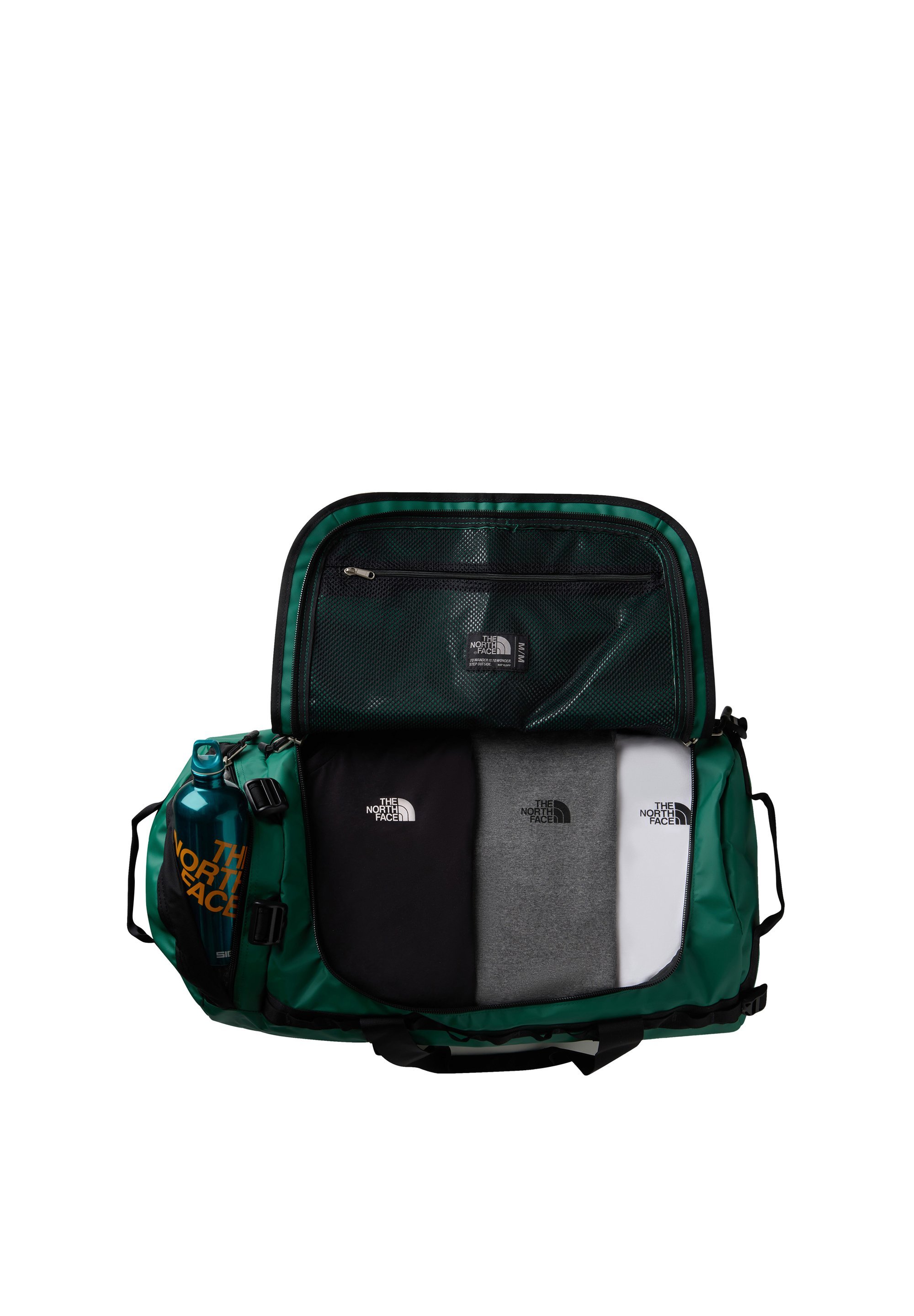 The North Face BASE CAMP DUFFEL - M - Reisetasche - Evergreen TNF Schwarz
