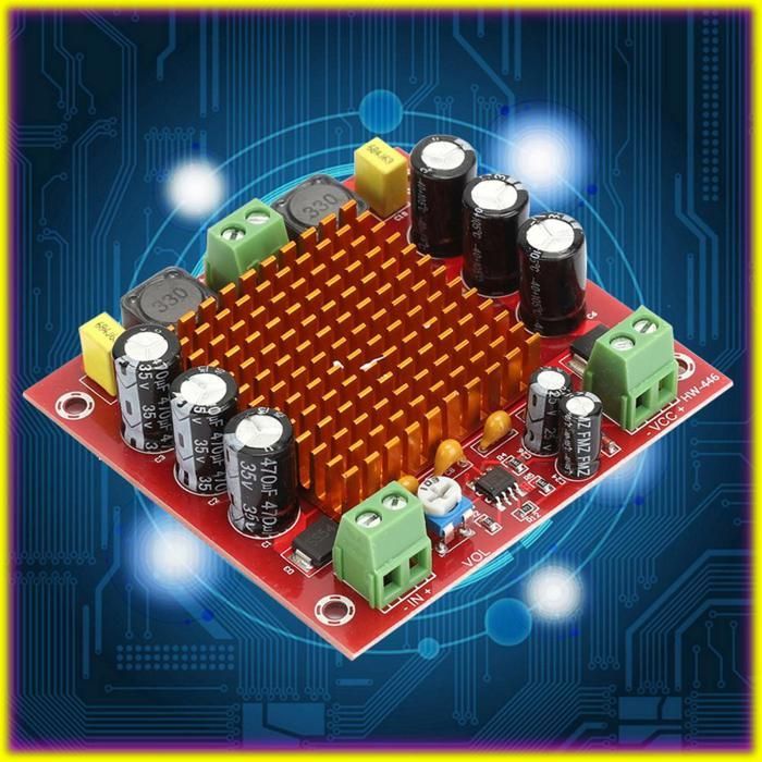 Placa amplificadora digital Keenso, placa amplificadora de potencia de audio con chip TPA3116DA, ligera, de alto rendimiento para vídeo.