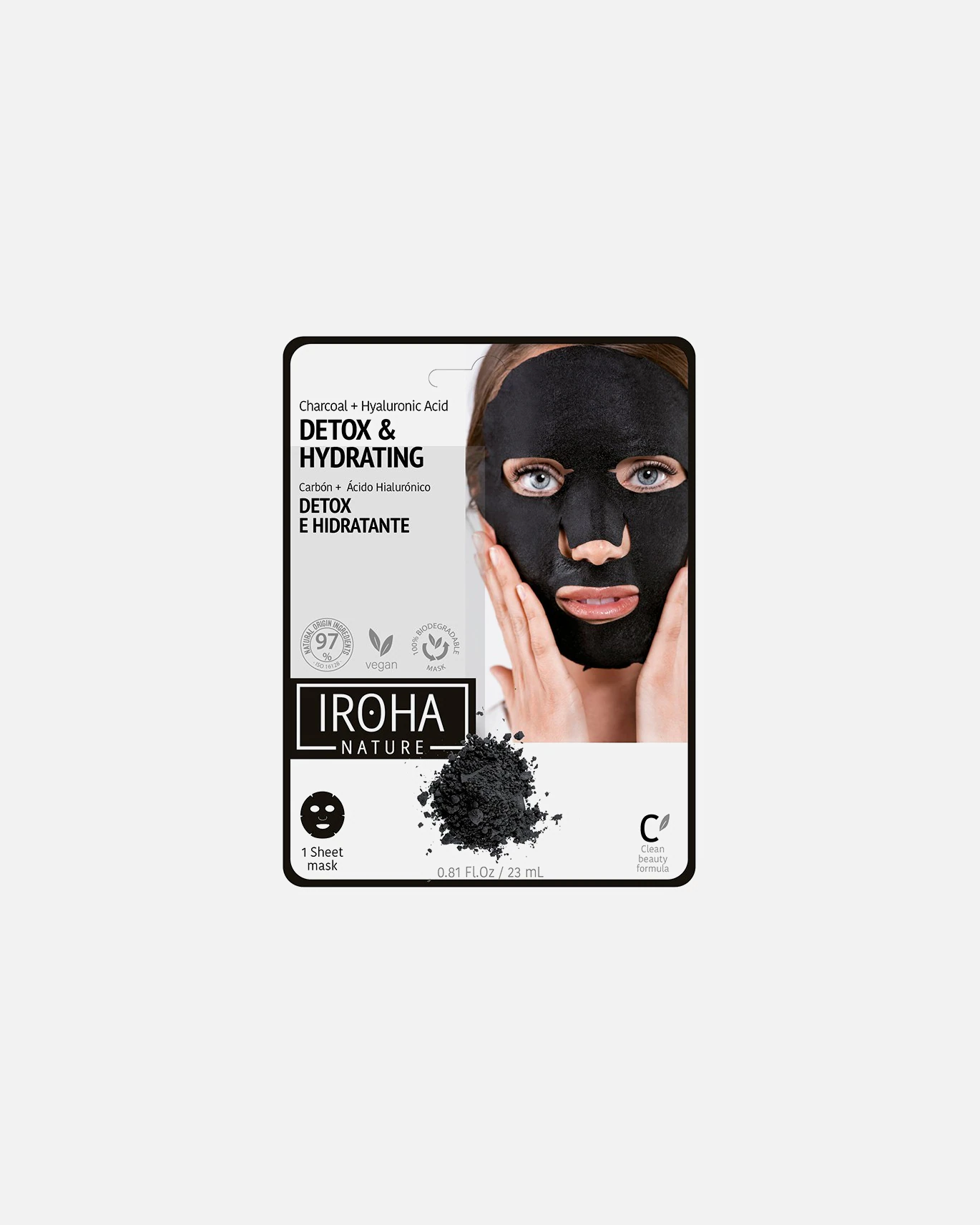 Iroha Black Tissue Mask Detox