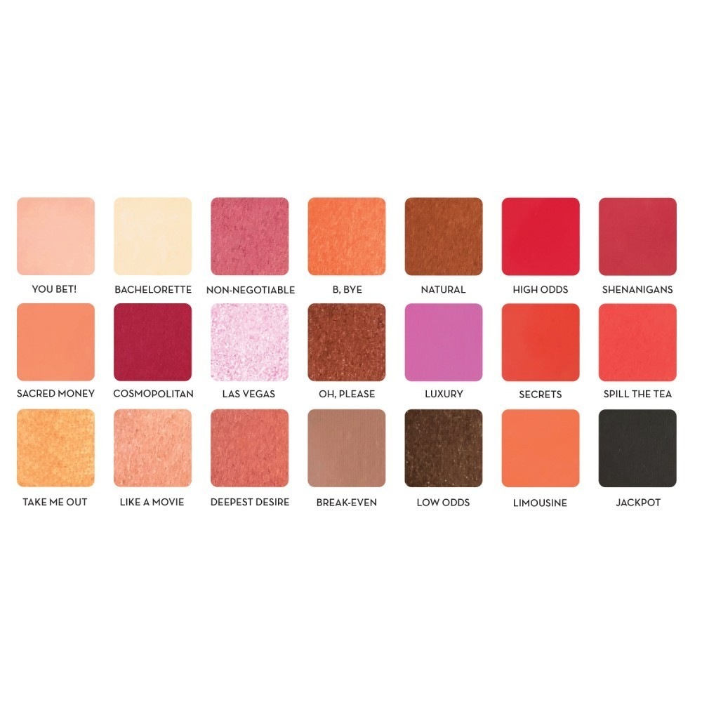 Rude Cosmetics RUDE BLACKJACK 21 Eyeshadow Palette [ Mean Girl ]