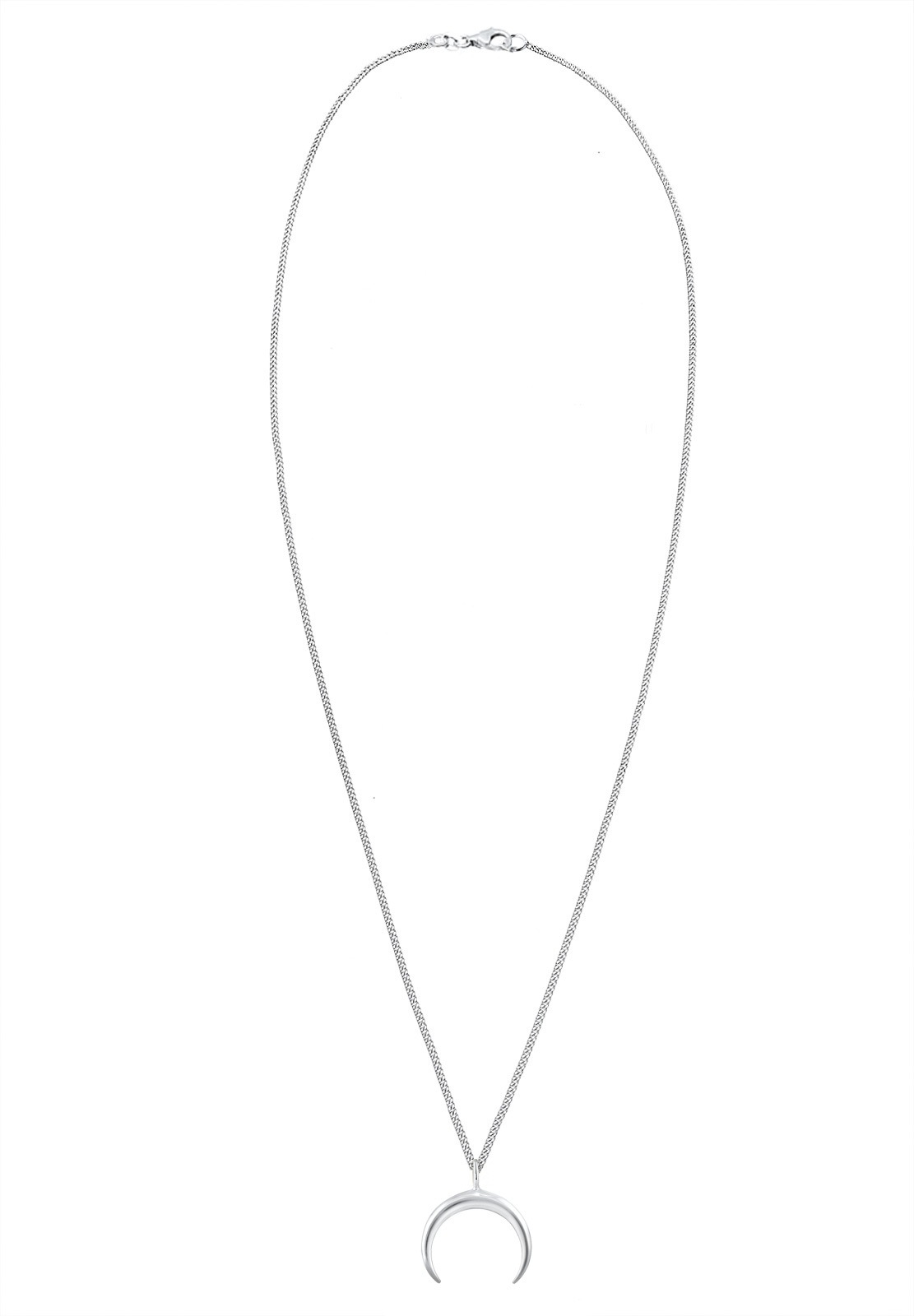 Elli Femmes Croissant Demi-lune Astro Blogueur en Argent Sterling 925