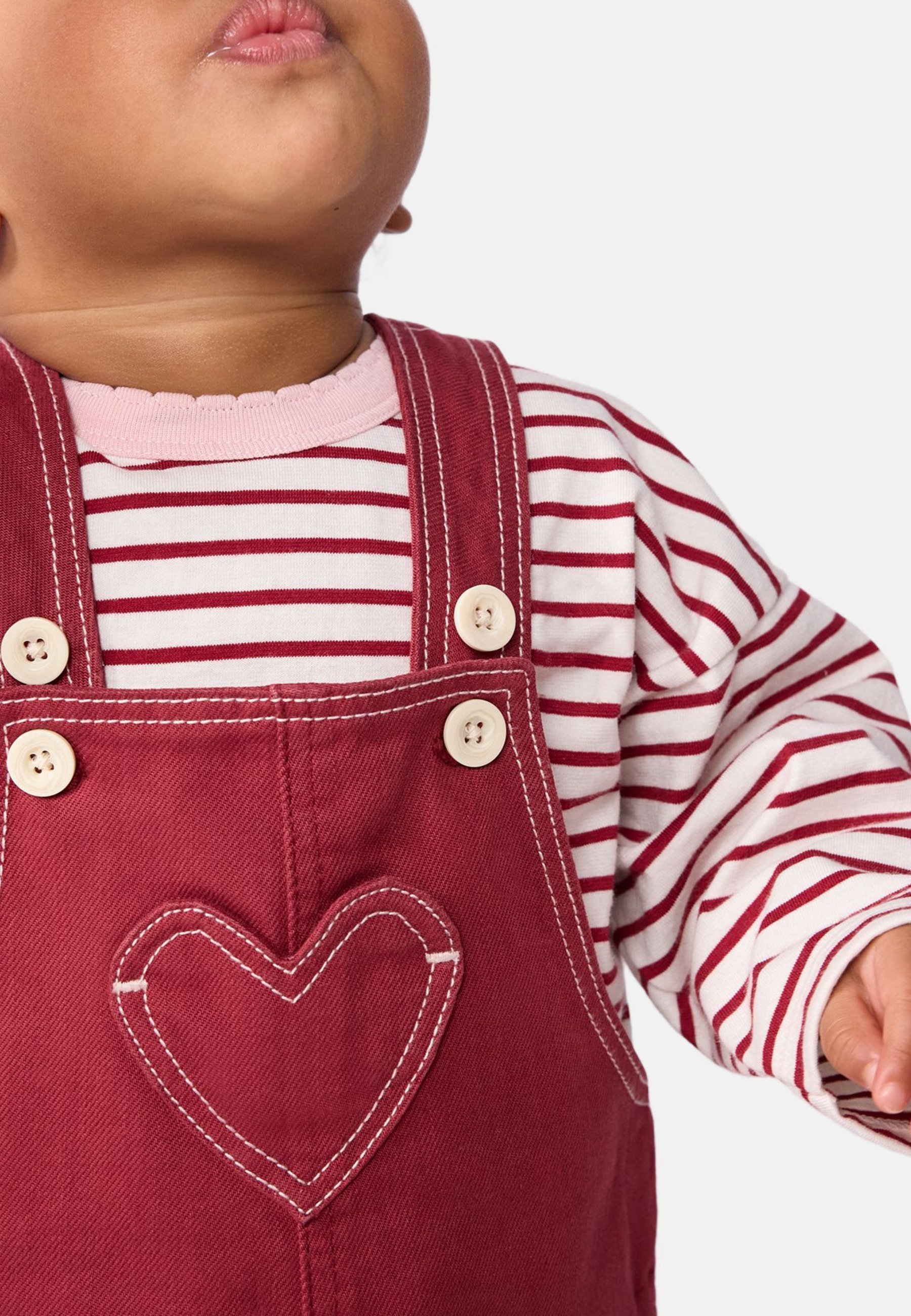 Petit Bateau tuinbroek - amarant