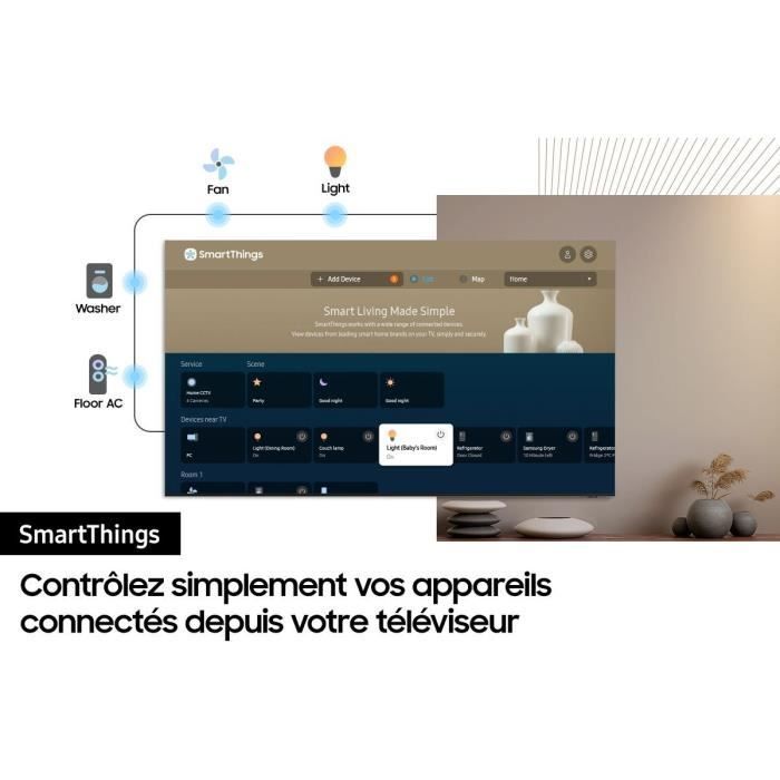 Samsung 65CU7025 - TV LED de 65'' (163 cm) - 4K UHD 3840x2160 - Crystal UHD - Smart TV - Gaming HUB - 3xHDMI - WiFi