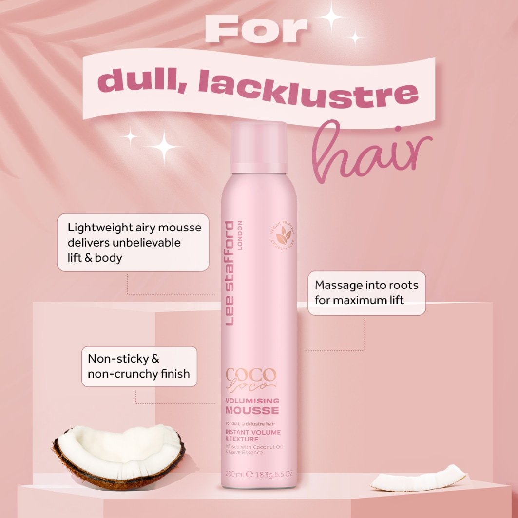 Lee Stafford pjena za kosu CoCo LoCo i agava za volumen - 200 ml