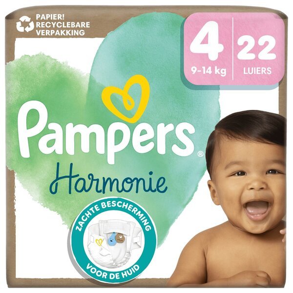 Pampers Harmonie autiņbiksītes, 4. izmērs<br>4. izmērs (9–14 kg), 22 gab.