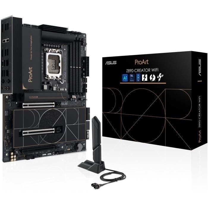 Motherboard - ASUS - PROART Z890-CREATOR WIFI - Intel Z890 LGA 1851 (Socket V1) ATX