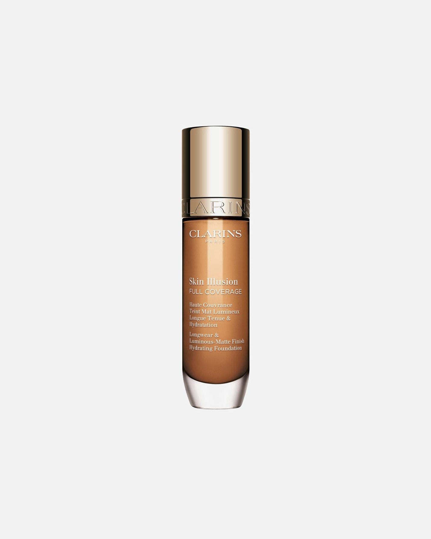 „Clarins Foundation Skin Illusion“ pilnai padengiantis makiažo pagrindas – 30 ml