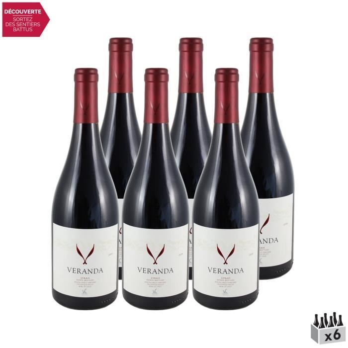 Chili Veranda Syrah Tinto 2008 - Caja de 6 botellas de 75 cl - Bodega Corpora - Vino Tinto - Origen: Chile - Variedad de uva: Syrah