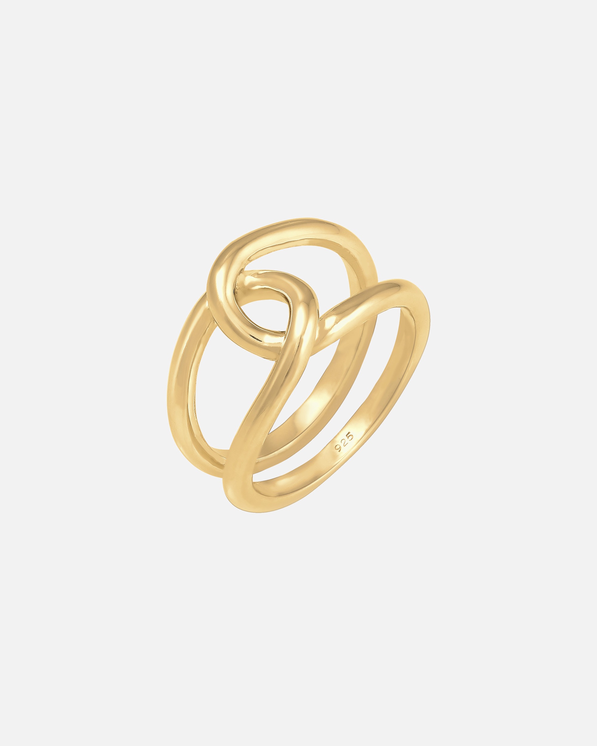 Elli Organique Filigrane Bague Femme - Argent (925/1000)
