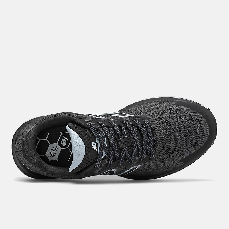 Damskie buty Fresh Foam 680v7 – czarne z białym och odblaskowym filtrem UV