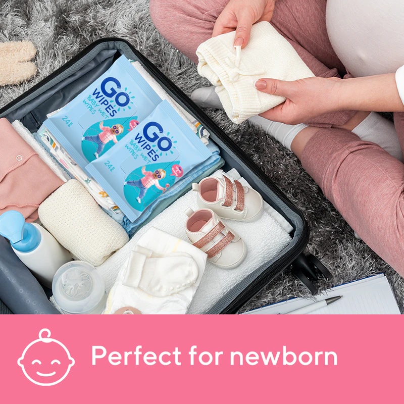GoWipes Baby Wet Wipes mitrās salvetes mazuļiem no dzimšanas brīža