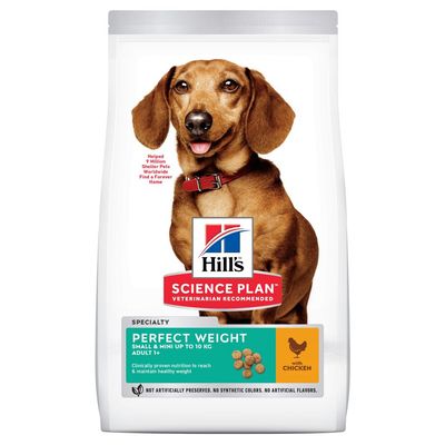 Hill's Science Plan Adult 1+ Perfect Weight Small & Mini cu pui