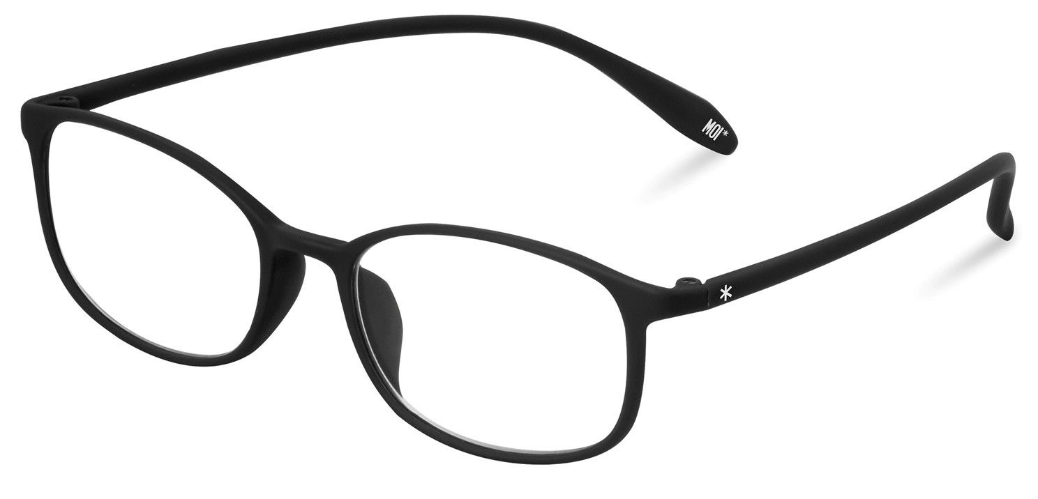 Elastīgas kvadrātveida brilles, melnas Dāvanas