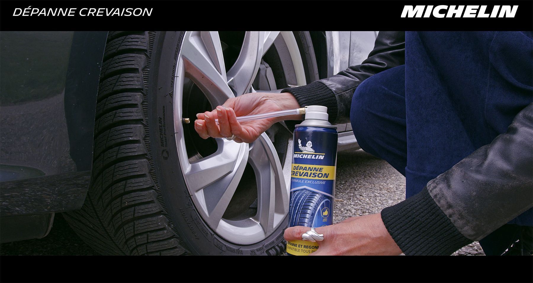 Riparazione forature - MICHELIN - Ripara e gonfia senza smontaggio - 500 ml