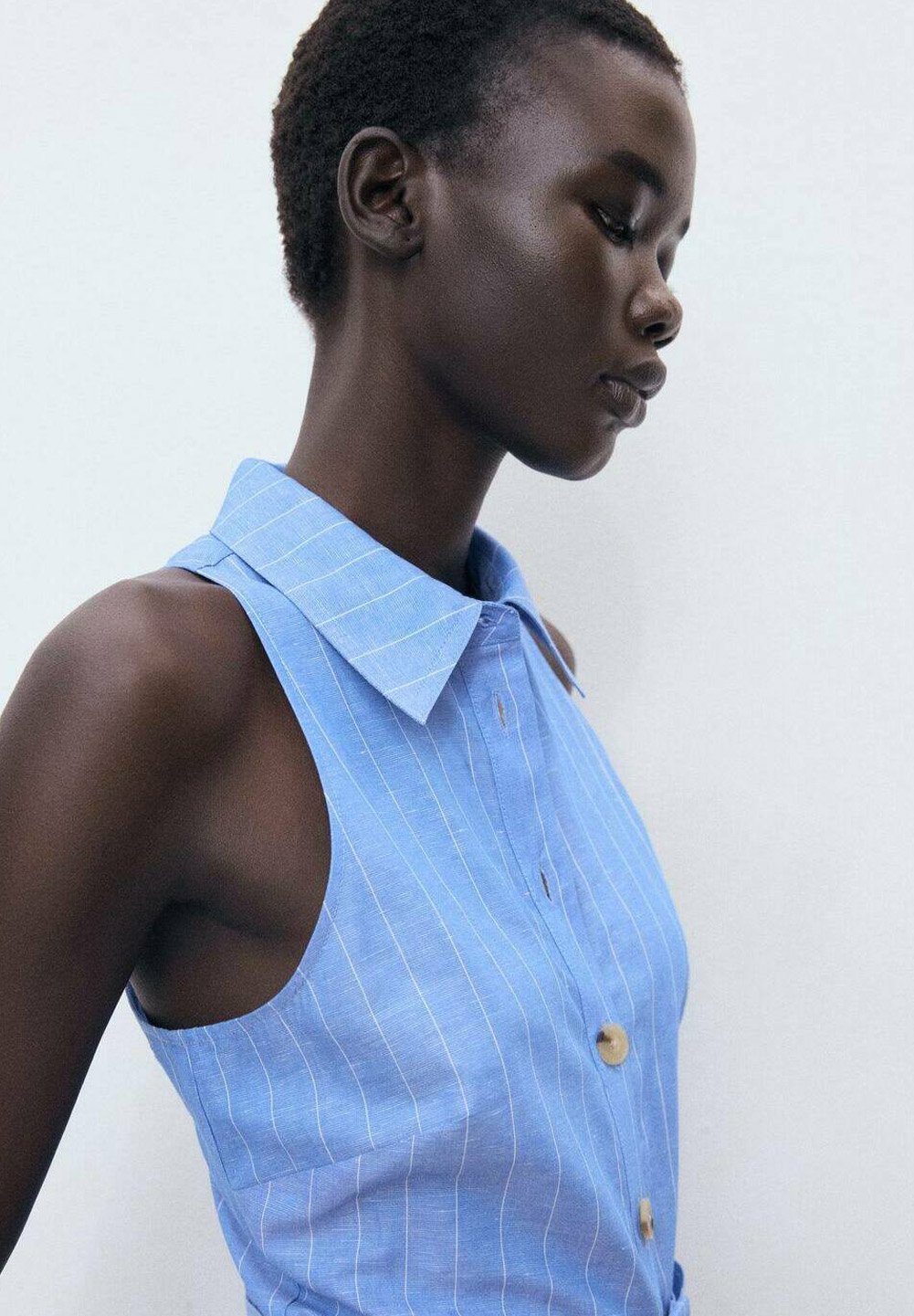Robe-chemise Mango - bleue