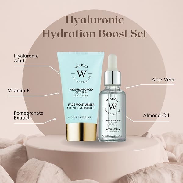 WARDA hidratantna krema sa hijaluronskom kiselinom + uljni serum