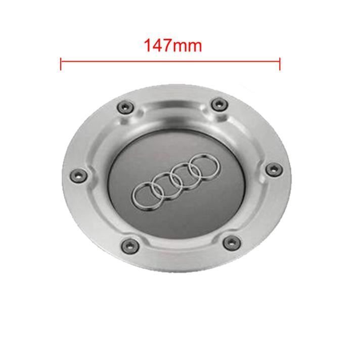 4x 147MM Tapa central de rueda Audi Emblema Logotipo de llanta Plata para TT Mk1 A2 A3 A4 A6 A8 S4 8N0601165A