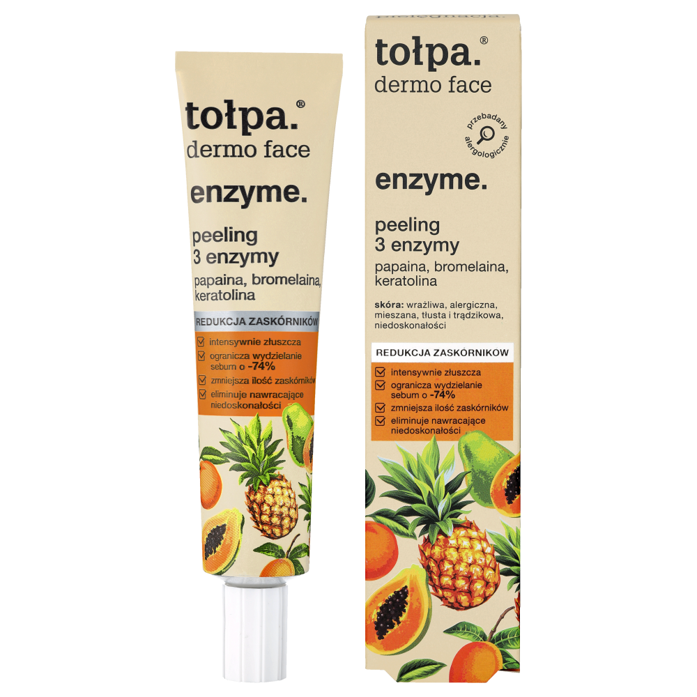 Tołpa Peeling facial exfoliant intensiv pentru reducerea punctelor negre 40ml Dermo Face Sebio