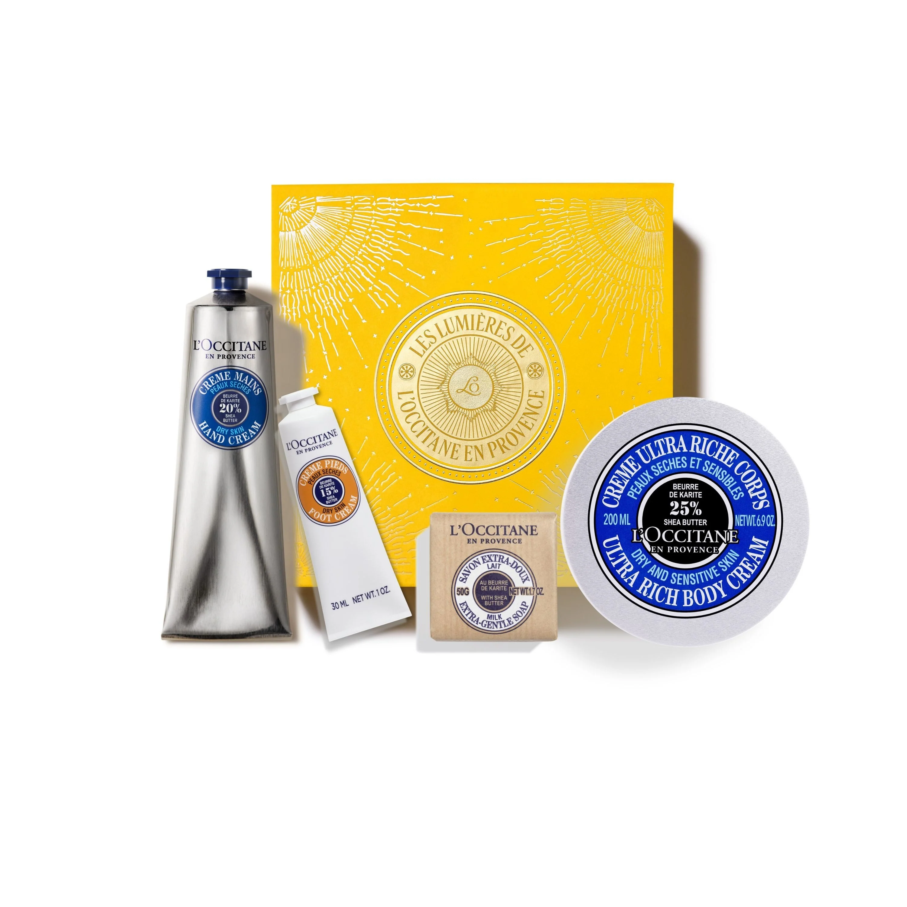 Cofanetti Kit Corpo Karite Xmas 25 - Cofanetti Viso e Corpo, Trattamento Mani, Crema Corpo, Trattamento Piedi, Sapone