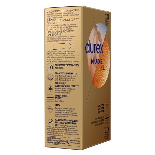 Durex Originals Nude XL kondomi<br>Medicinski uređaj - 10 komada