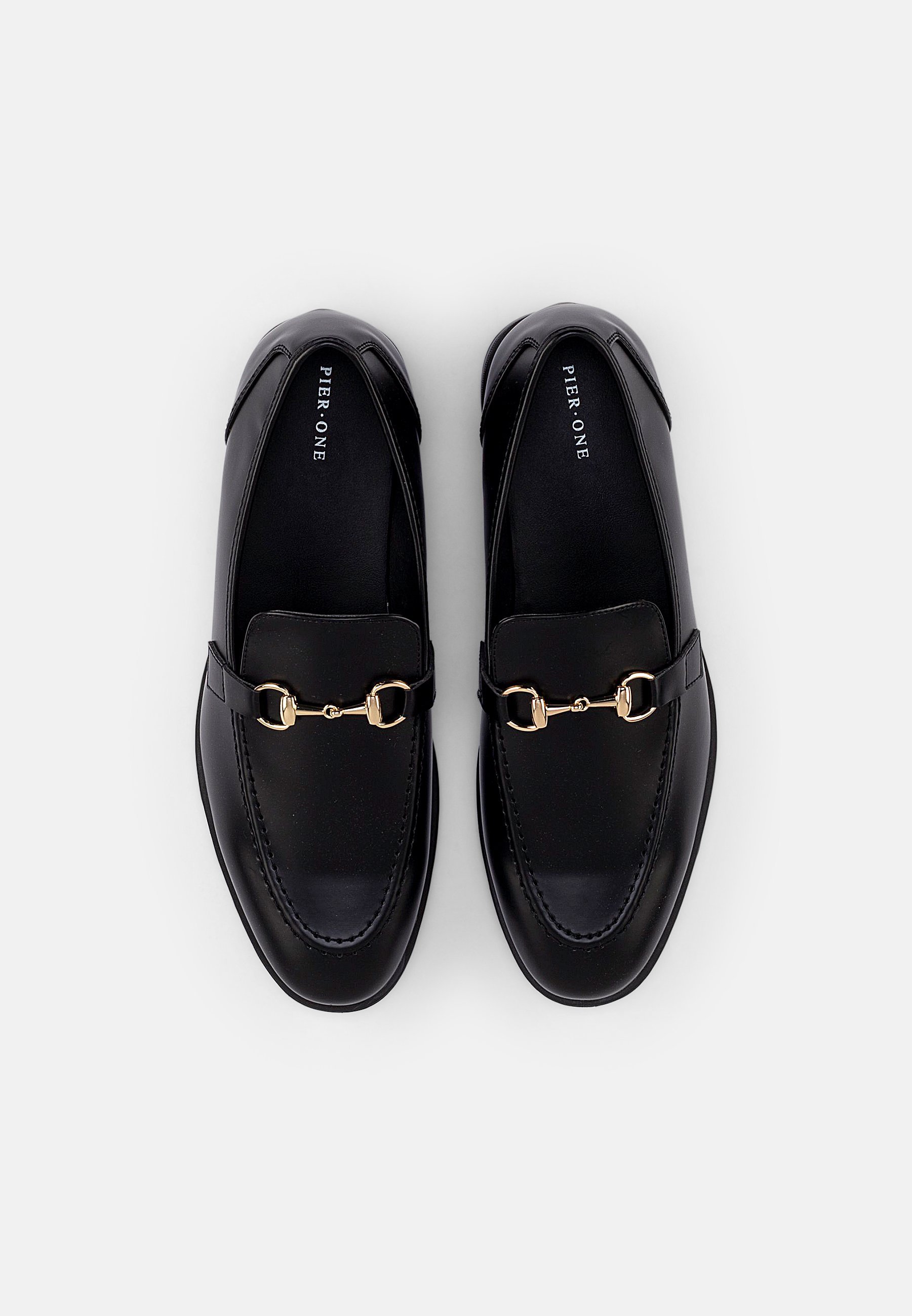 Pier One UNISEXE - Mocassins - noirs