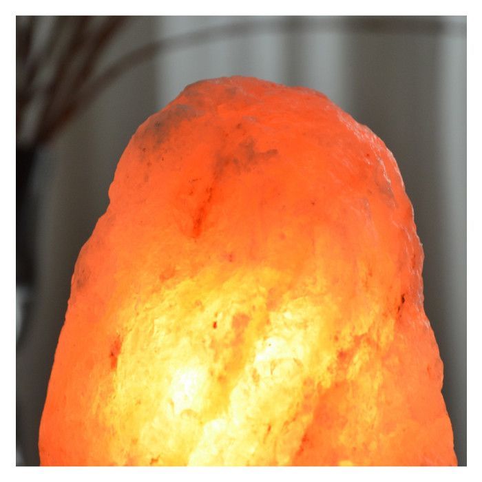 Himalayan Salt Lamp (4-6 kg) - 100% Natural Material - Hand-Carved - Cable and Bulb Included - Zen'Light