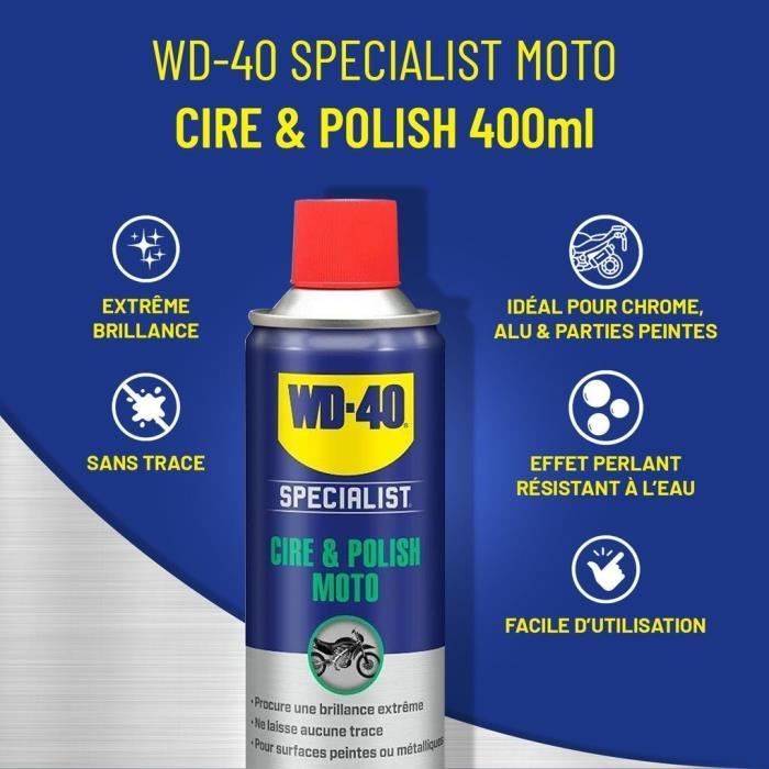 WD-40 - Motorfietswas en -polijstmiddel 400 ml