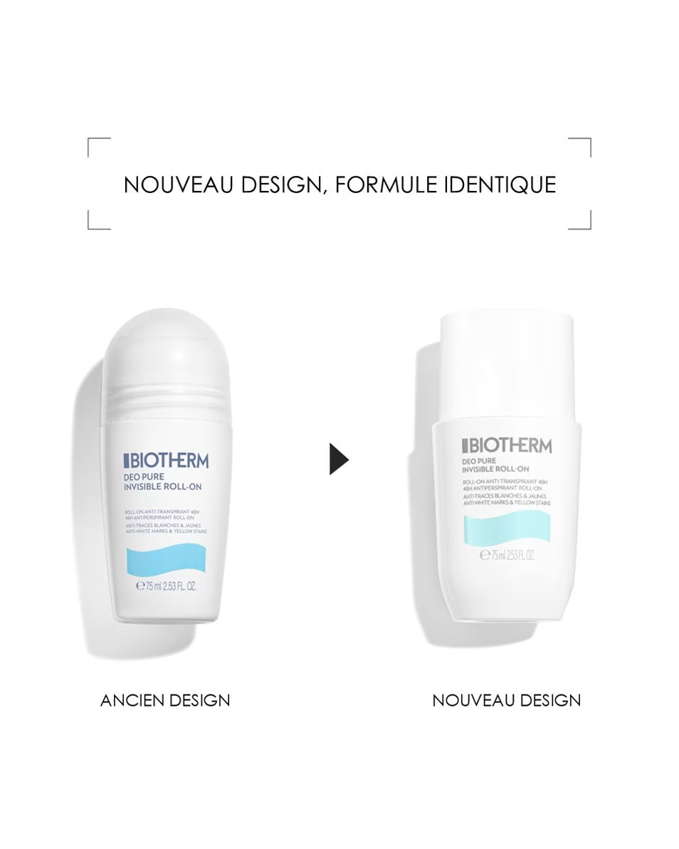 BIOTHERM DEODORANT PURE INVISIBLE ROLL-ON